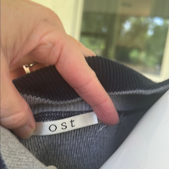 OST (original style today)  Navy Zip Sweater Jacket with Relaxed Fit - Picture 7 of 11